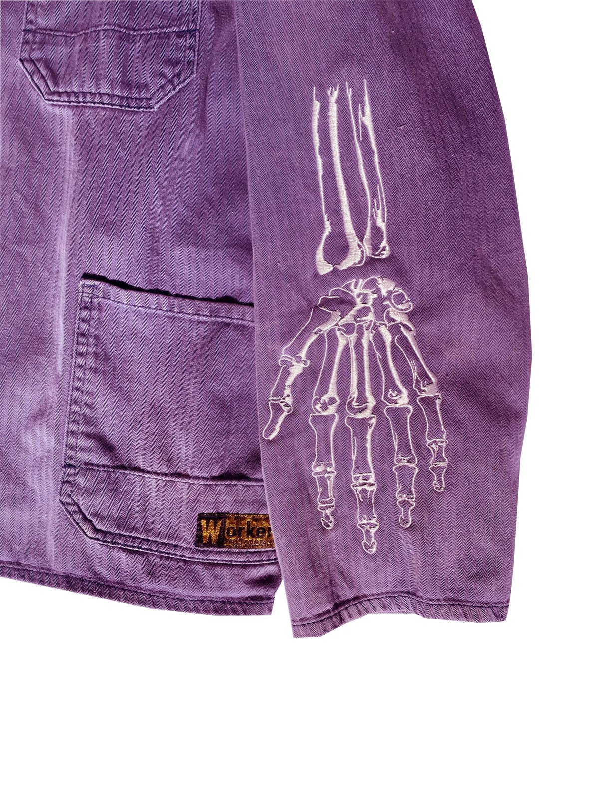 Vintage Dyed/Embroidered French Work Jacket | SEANTONER.COM